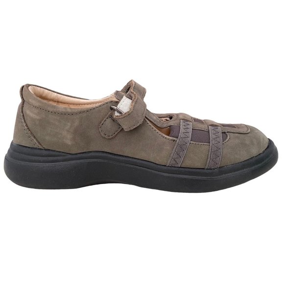 Surefit Acapulco - Women SureFit Acapulco Green Nubuck Hook Loop Mary Jane Ortho Comfort Shoes Womens 6 W